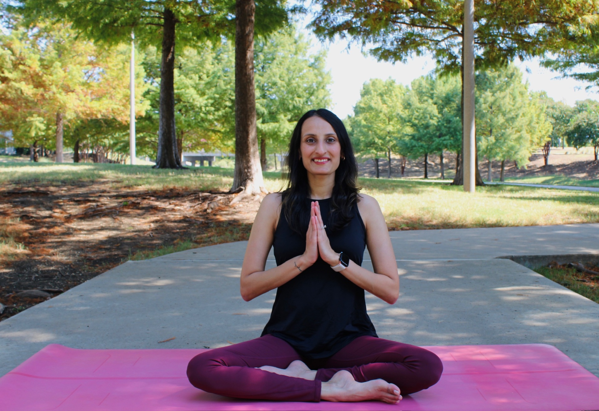 Radhika Jhaver, Blue Anjou yoga teacher