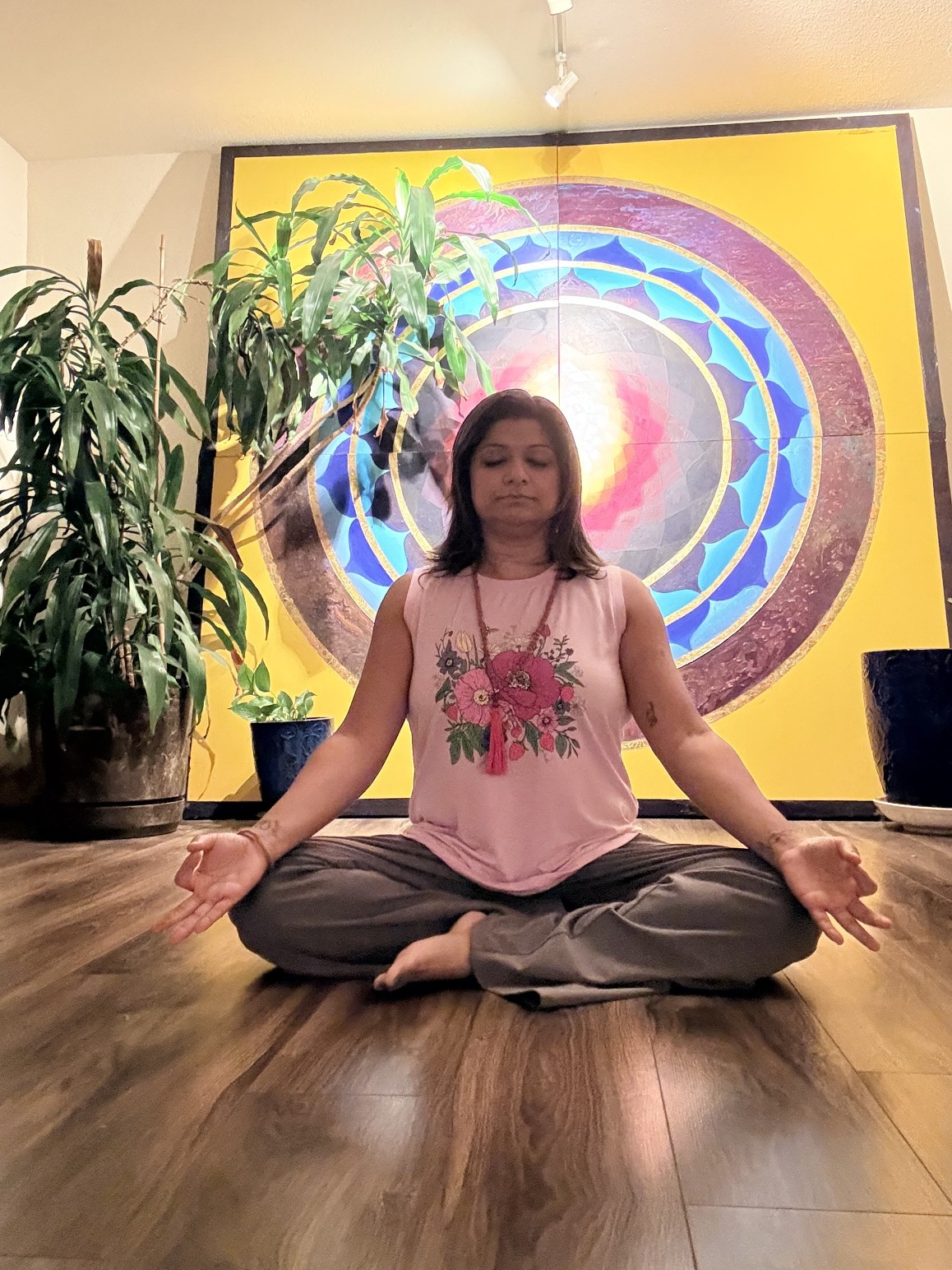Pranayama & Meditation yoga at Blue Anjou