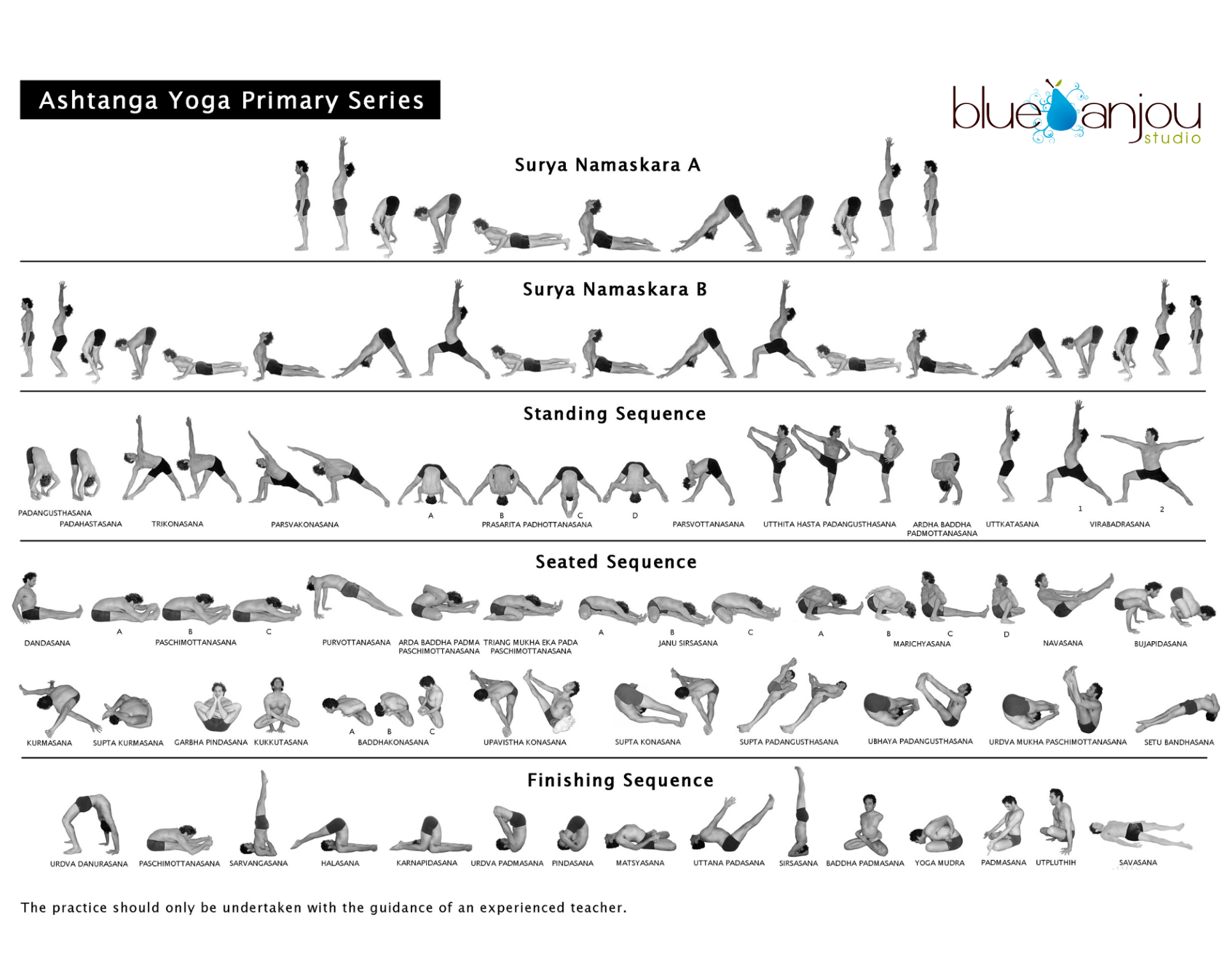 Ashtanga Primary Series yoga at Blue Anjou