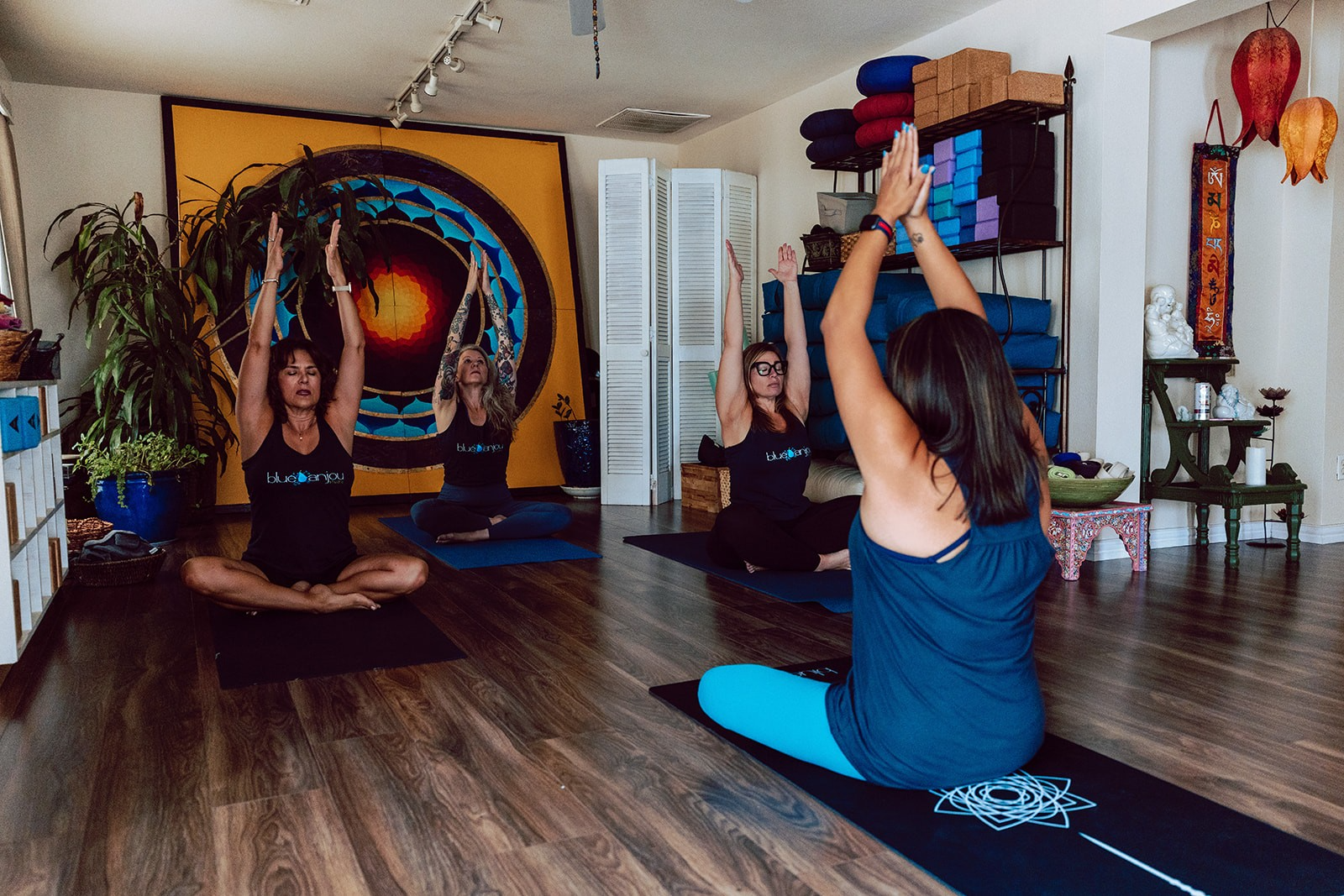 Kundalini yoga at Blue Anjou