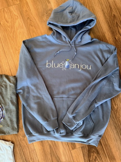 Light blue Blue Anjou hoodie