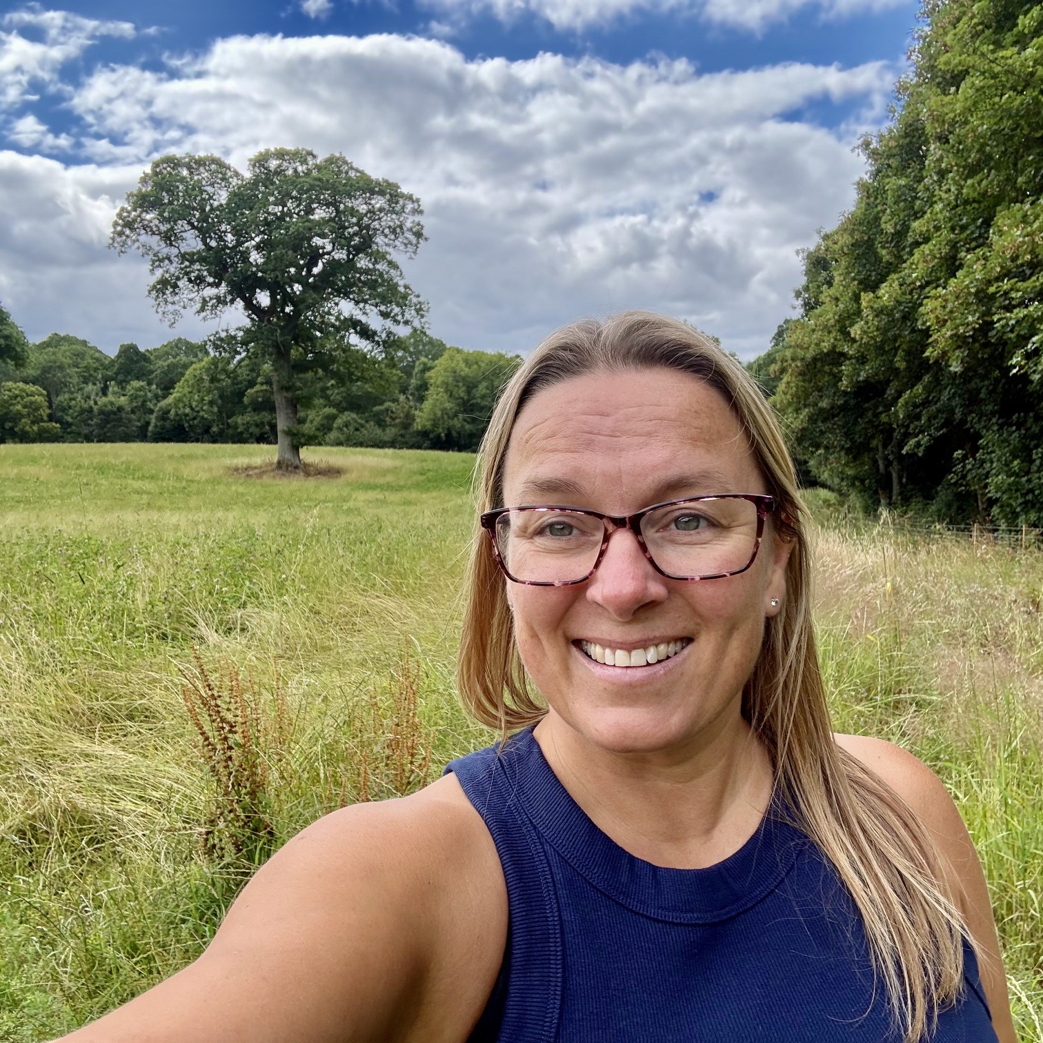 Lyn McMillan, Blue Anjou yoga teacher