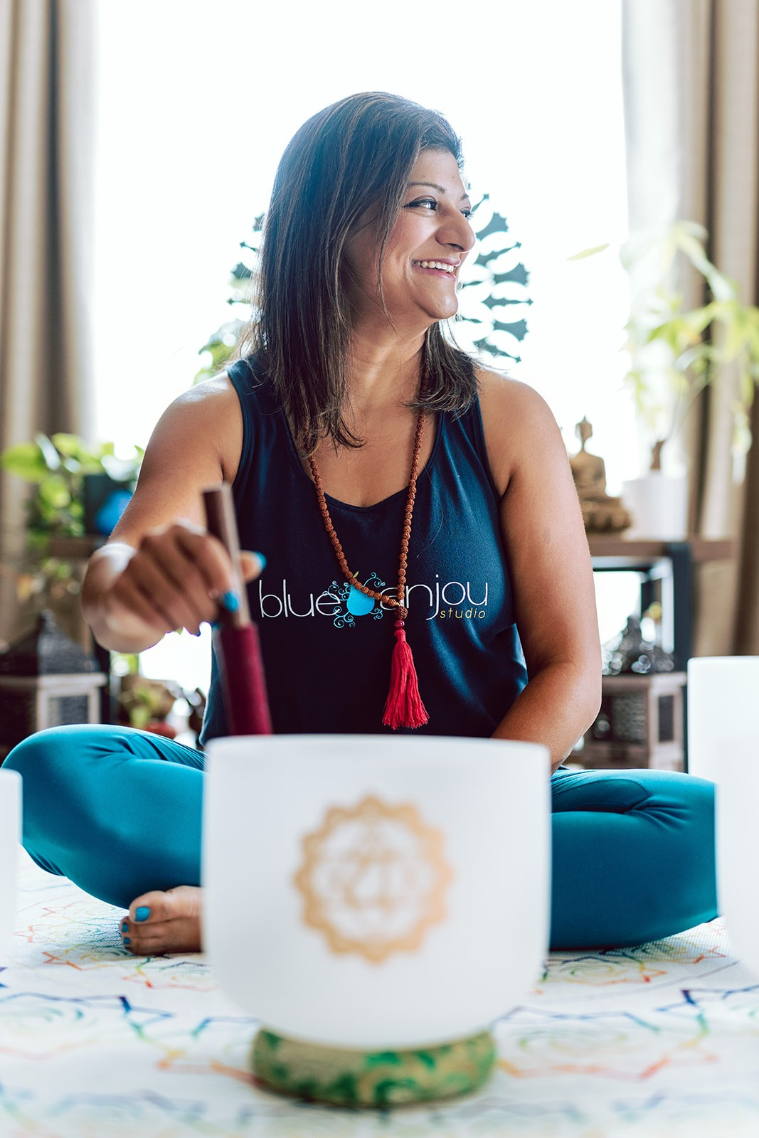 Noshin Jamal, MBA, Blue Anjou yoga teacher