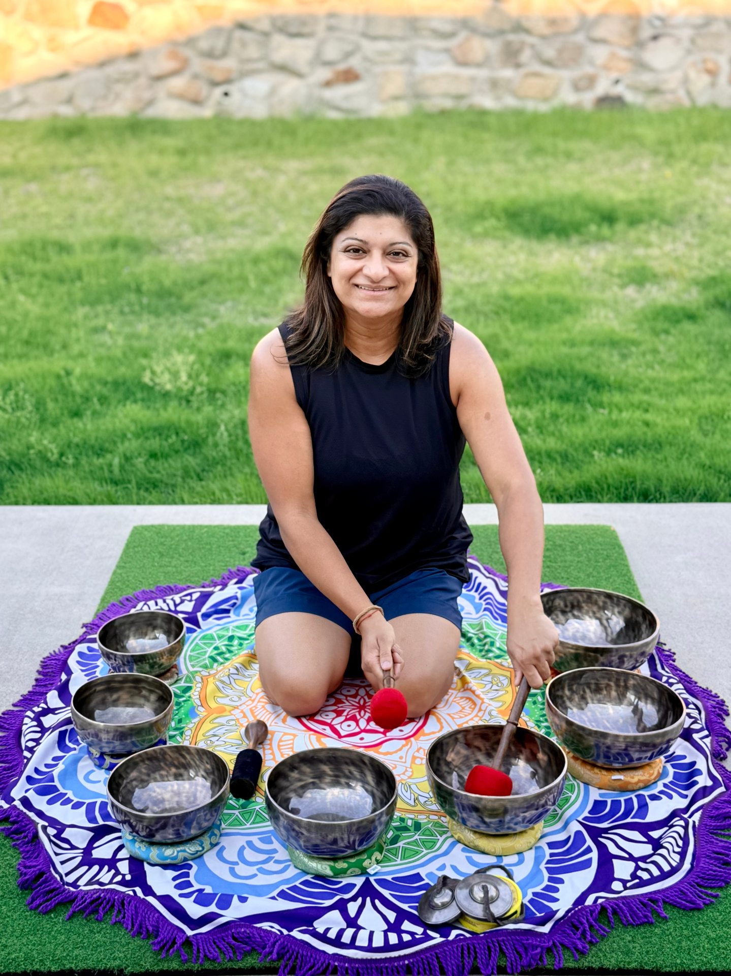 Noshin Jamal, MBA, Blue Anjou yoga teacher