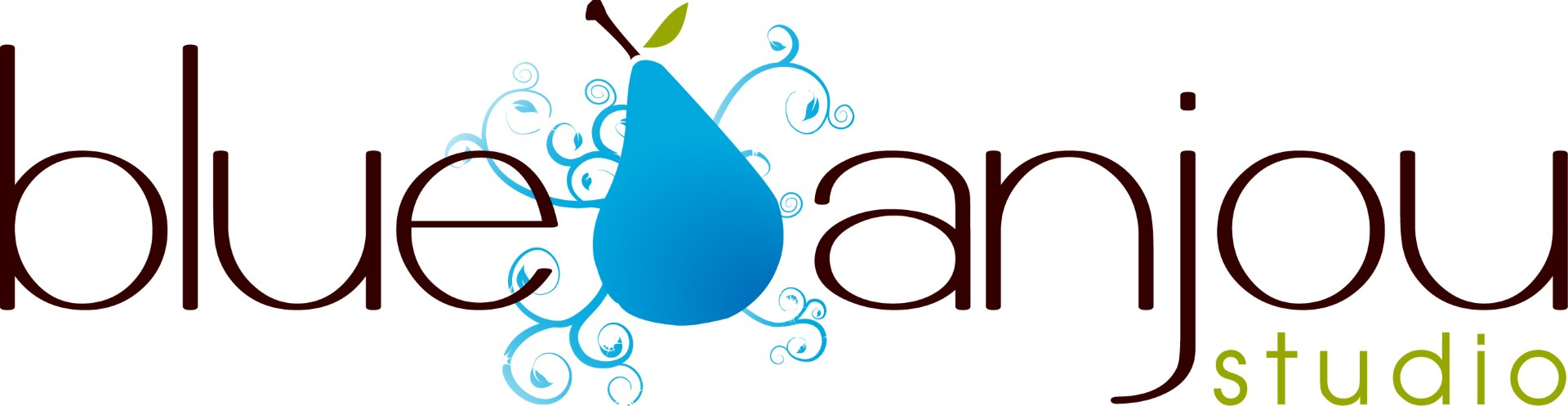 Blue Anjou yoga and meditation center logo