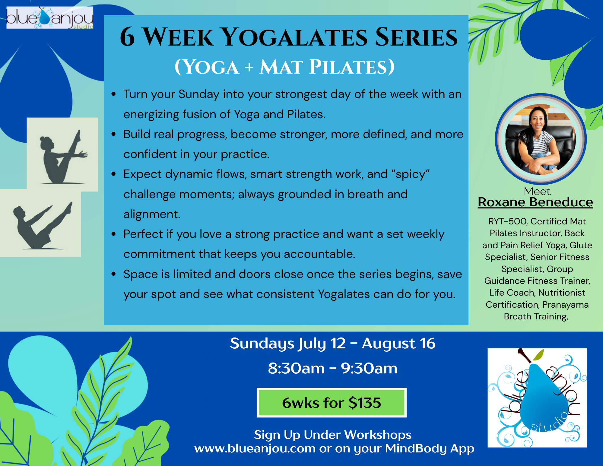 6 Week Yogalates Series (Yoga + Mat Pilates)